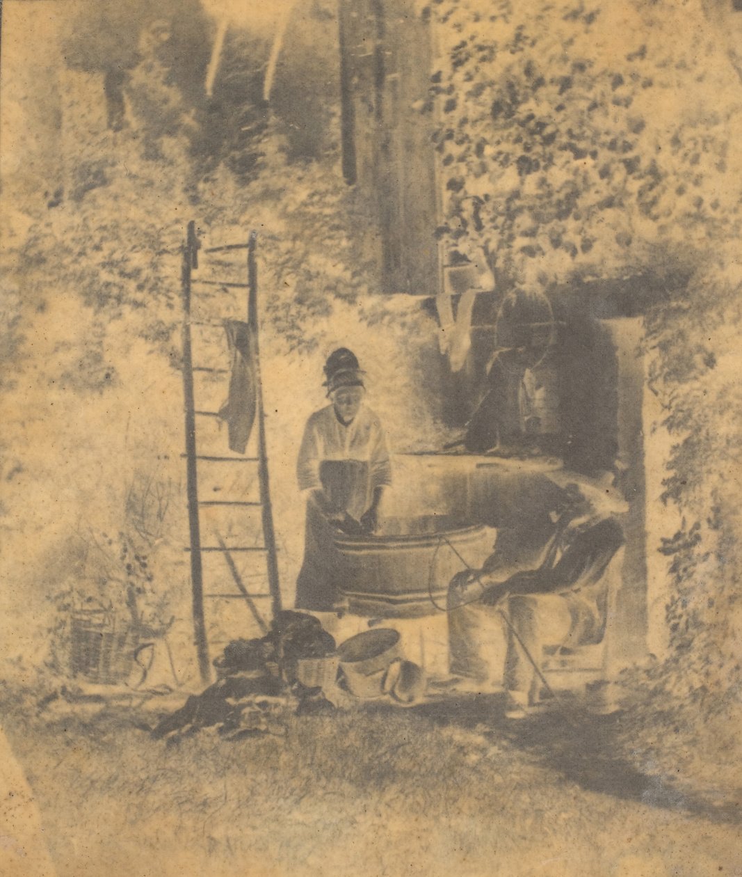 الغسيل ، 1840. بواسطة البارون لويس أدولف همبرت دي مولارد