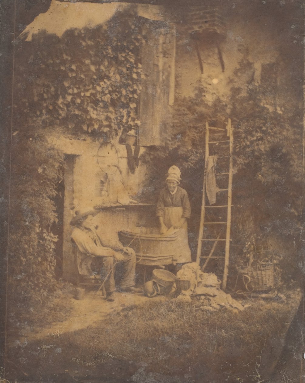 الغسيل ، 1840. بواسطة البارون لويس أدولف همبرت دي مولارد