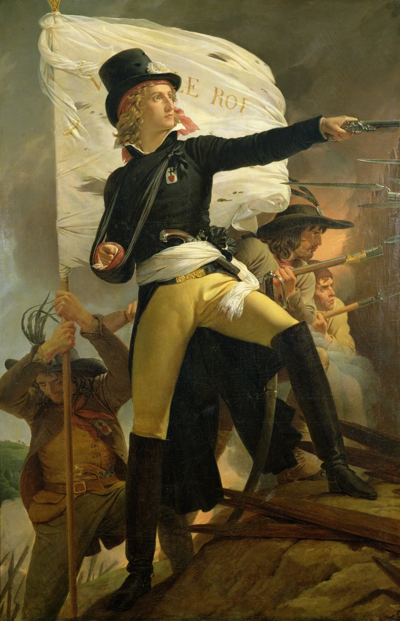 هنري دي لاروشاكويلين (1772-1794) ، قائد الثورة في فيندي ، 1817 بواسطة البارون بيير نارسيس غيرين
