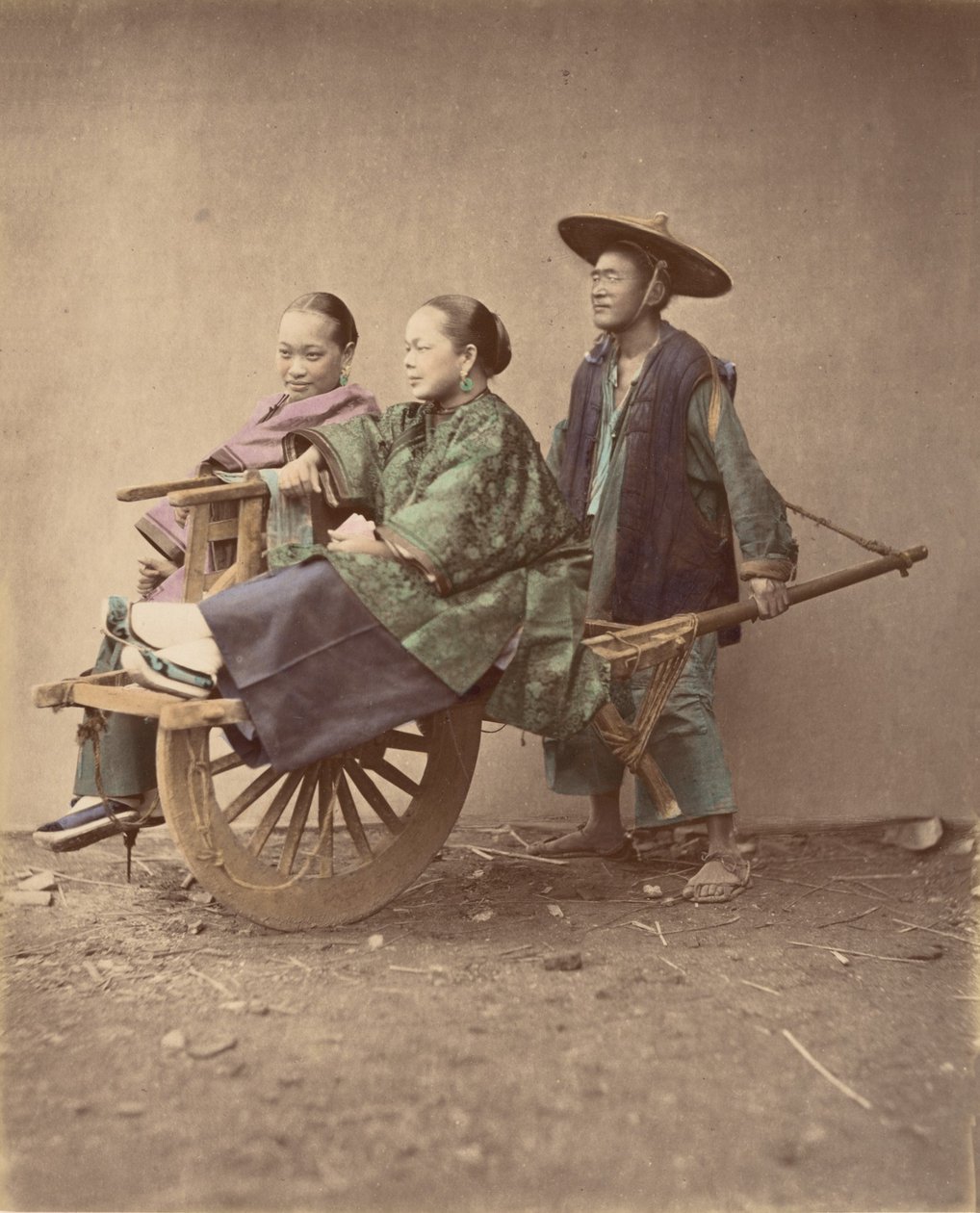 عربة يدوية ، 1870. بواسطة البارون رايموند فون ستيلفريد