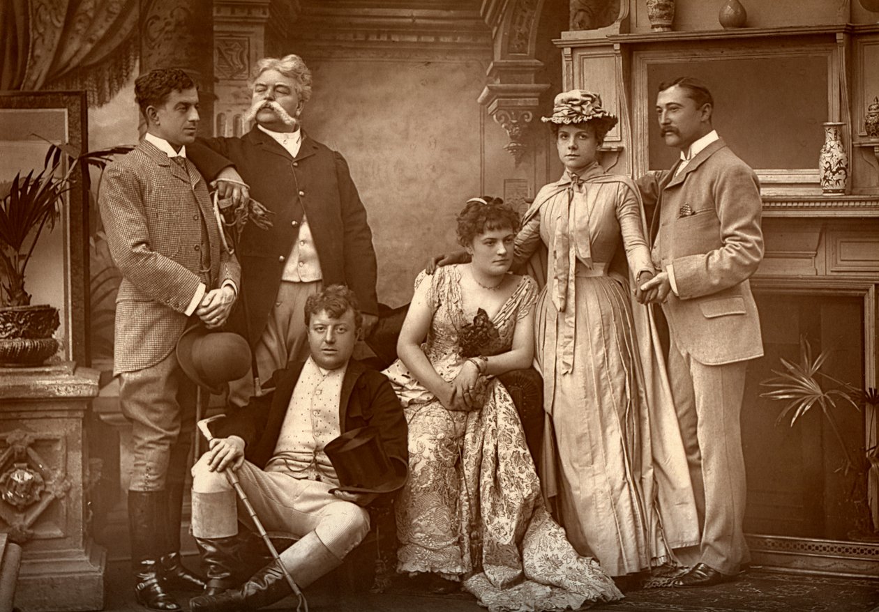 The Drury Lane Company في A Run of Luck ، في مسرح دروري لين ، لندن ، 1886 بواسطة بارود