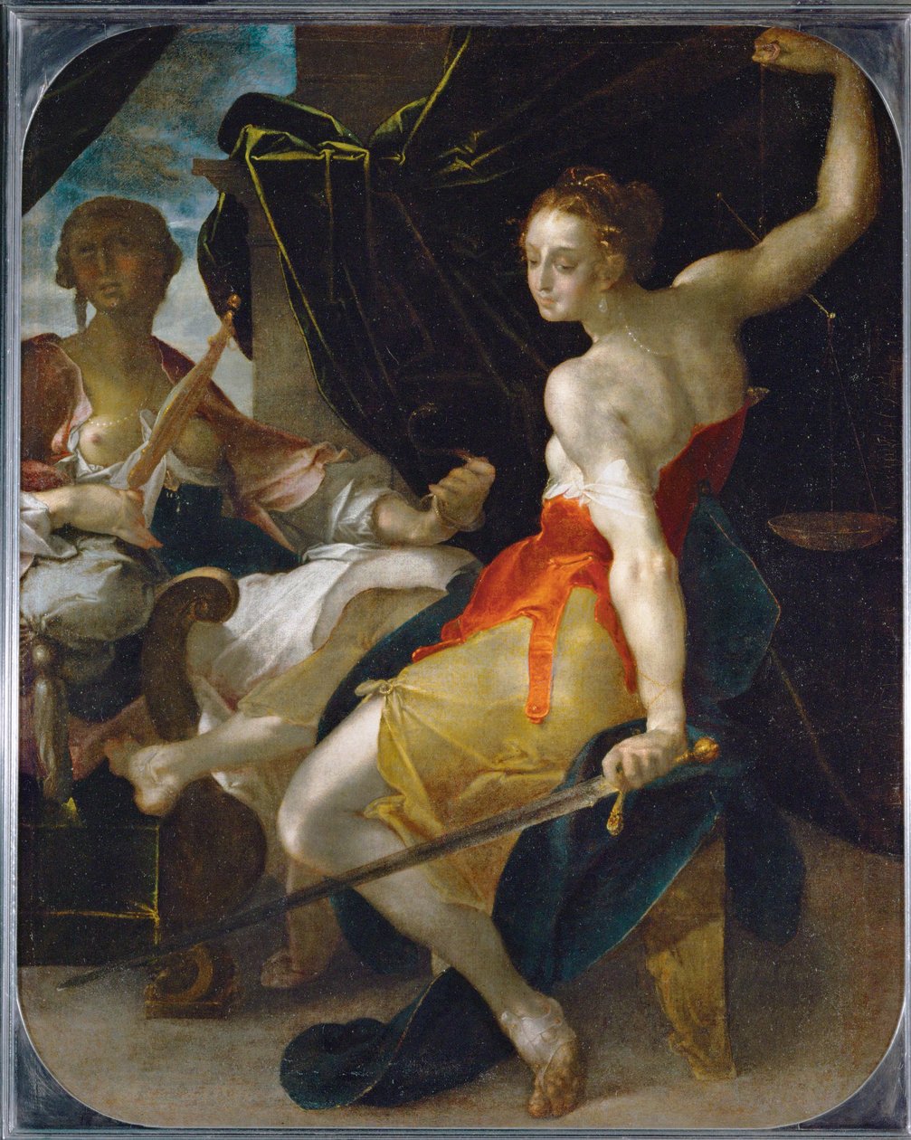أليغوري العدالة ... بواسطة Bartholomaeus Spranger