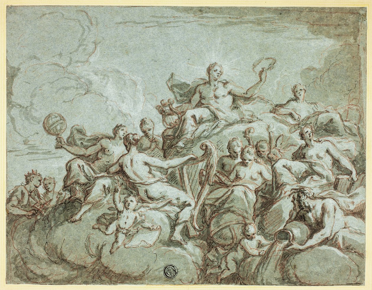 أبولو وذا يفكر بواسطة Bartholomaeus Spranger