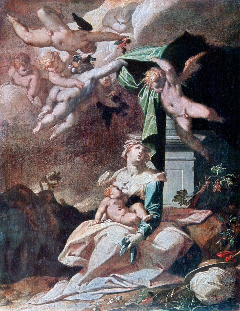 رحلة إلى مصر ، c1566-1611. بواسطة Bartholomaeus Spranger