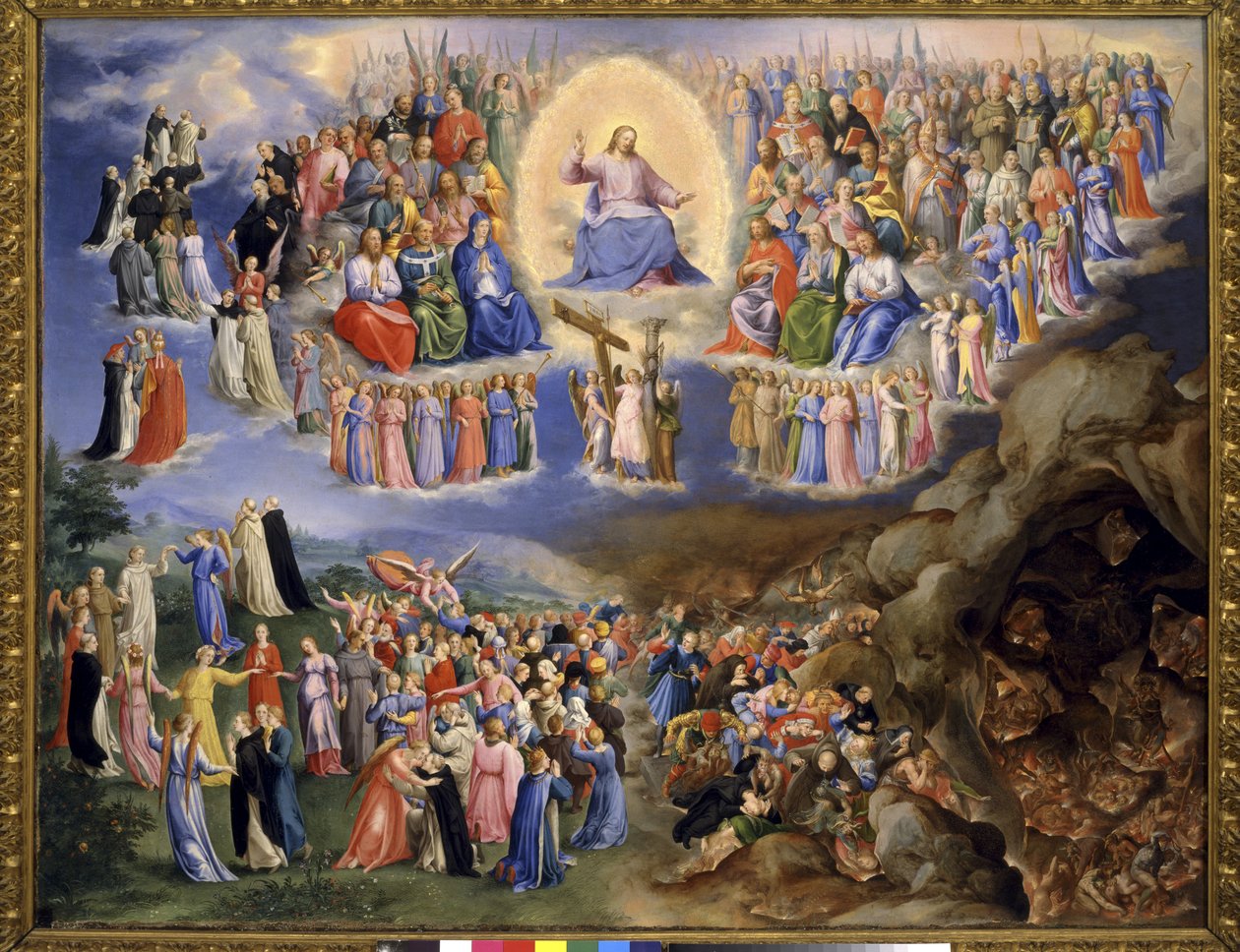 الحكم الأخير ، ج .1570-71 بواسطة Bartholomaeus Spranger