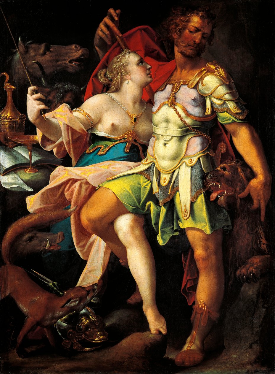أوديسيوس وسيرس ، بقلم بارثولومايوس سبرينجر (1546-1611) بواسطة Bartholomaeus Spranger