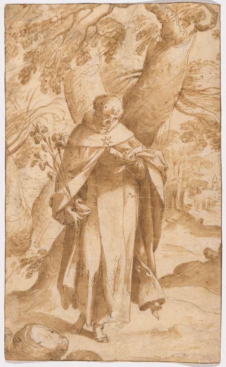 القديس دومينيك ريدينغ بواسطة Bartholomaeus Spranger