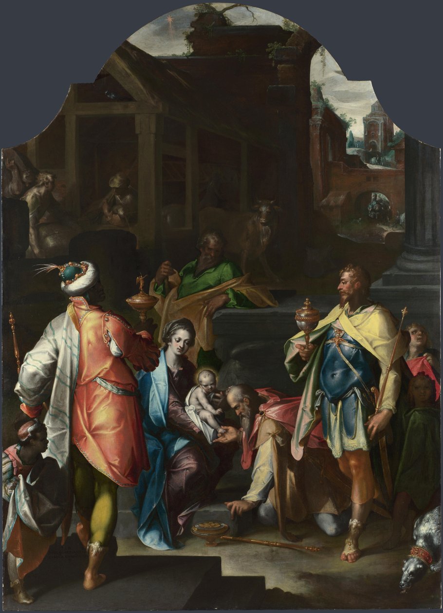 عشق الملوك ، حوالي 1595 بواسطة Bartholomaeus Spranger