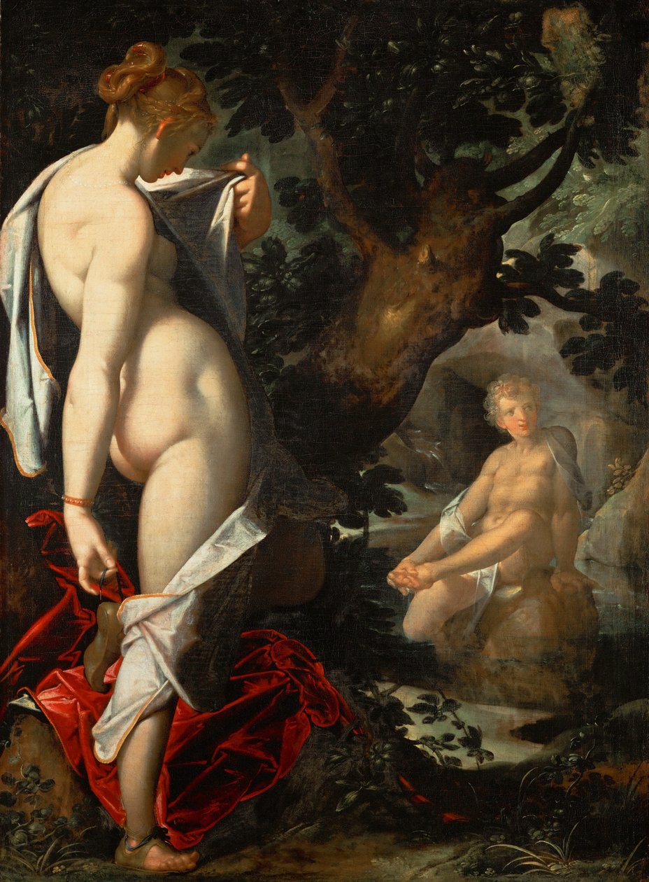 The Nymph Salmacis and Hermaphroditus، ca 1580-1582 بواسطة Bartholomaeus Spranger