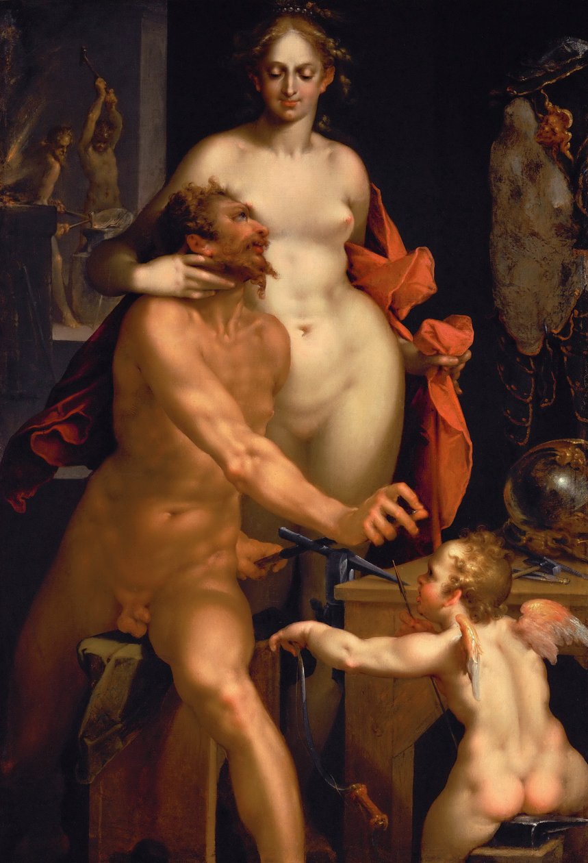 زيارة فينوس إلى فولكان ، ج. 1610 بواسطة Bartholomaeus Spranger
