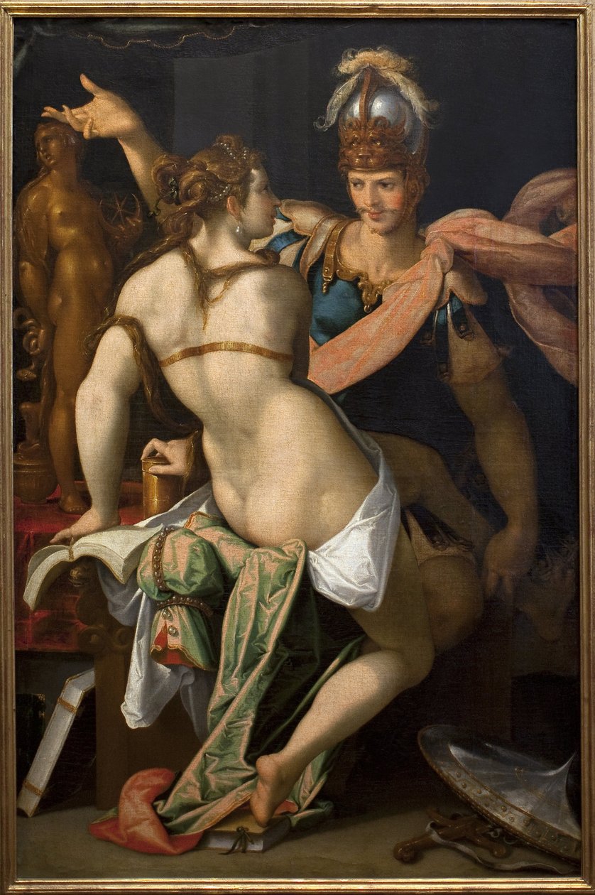 يوليسيس وسيرس. لوحة بارثولوميوس سبرينجر (1546-1611) ، زيت على قماش بواسطة Bartholomaeus Spranger