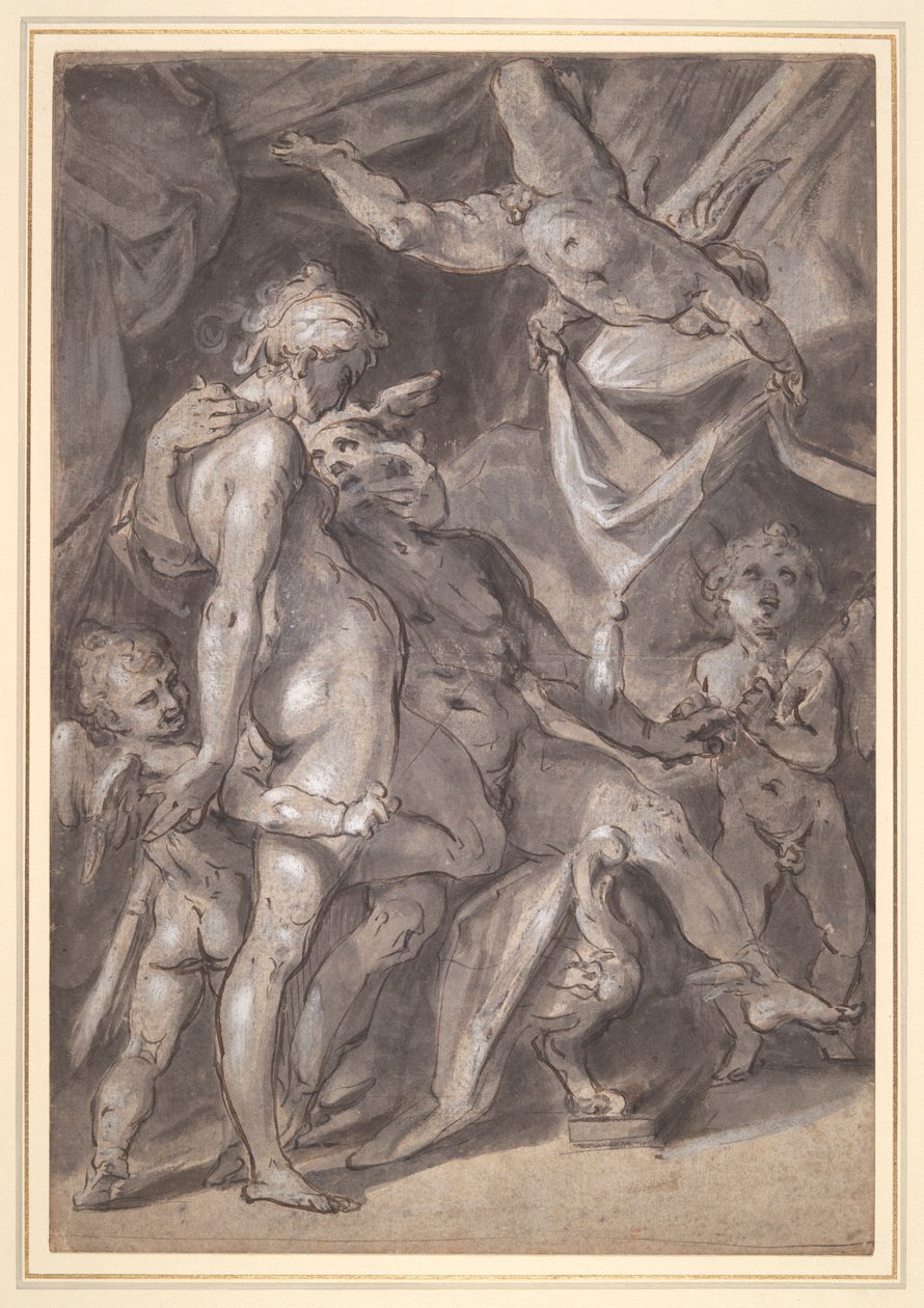 فينوس وعطارد بواسطة Bartholomaeus Spranger