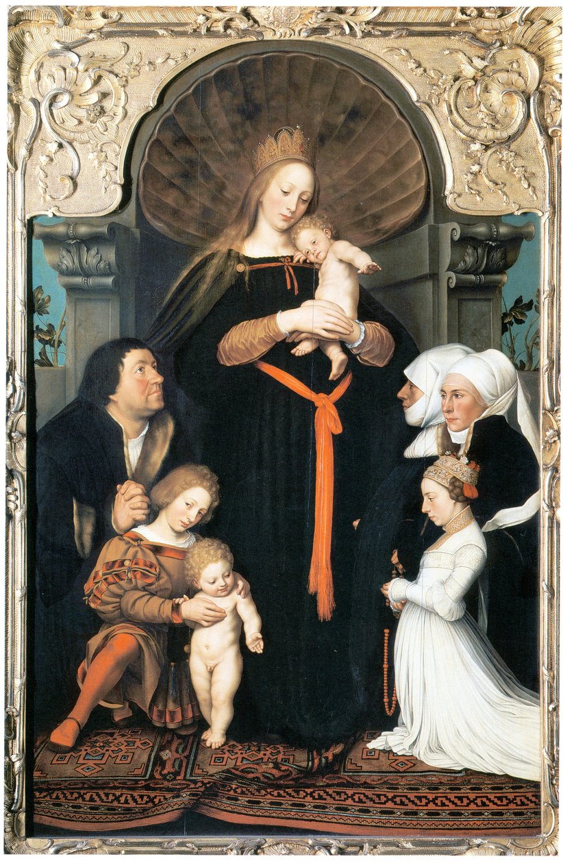 مادونا عمدة ماير (مادونا دارمشتات) بواسطة Bartholomeaus Sarburgh