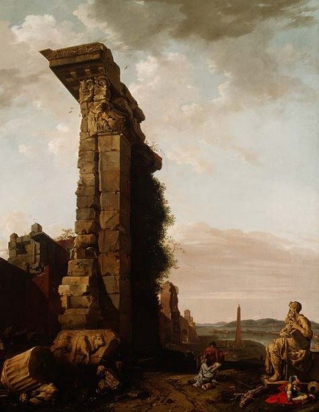 منظر Capriccio لميناء البحر الأبيض المتوسط ، القرن السابع عشر بواسطة بارثولوموس برينبرج