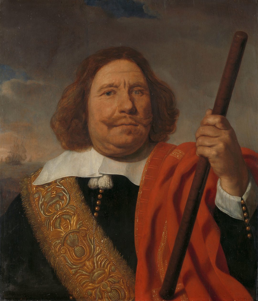 Egbert Meeuwsz Cortenaer (1605-65) ، نائب الأميرال ، أميرال ماس ، روتردام بواسطة بارثولوموس فان دير هيلست