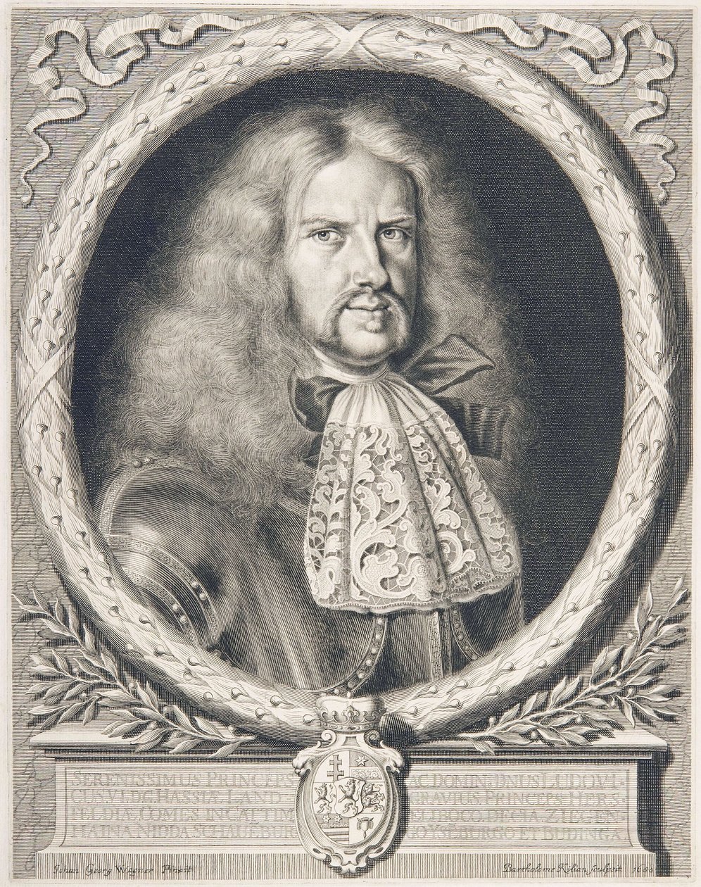 لويس السادس (1630-1678) ، Landgrave of Hesse-Darmstadt 1661-1678 بواسطة بارثولوميو كيليان
