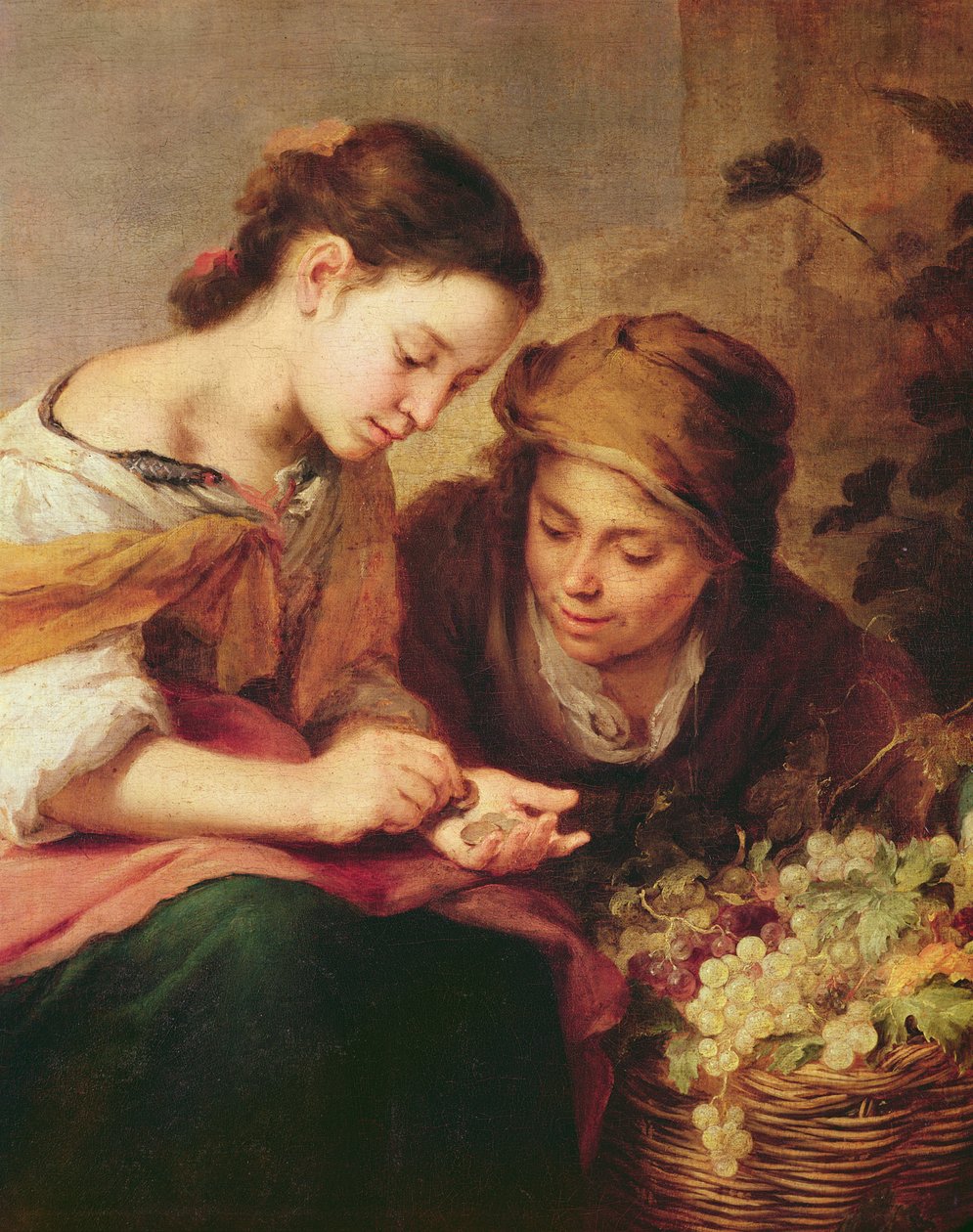 تفاصيل بائع الفاكهة الصغير ، 1670-75 (انظر 170100) بواسطة بارتولومي إستيبان موريللو