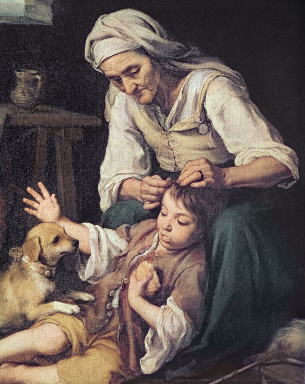`` المرحاض المحلي &39;&39; ، 1670-75 بواسطة بارتولومي إستيبان موريللو