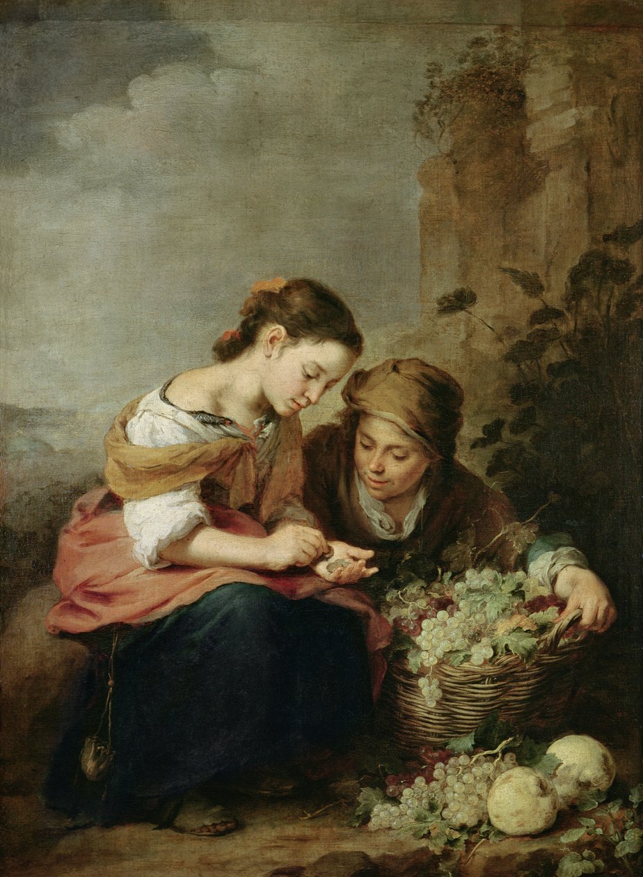 بائع الفاكهة الصغير ، 1670-75 بواسطة بارتولومي إستيبان موريللو