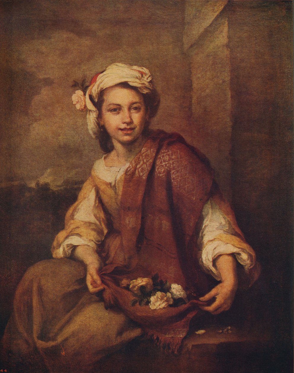 فتاة الزهور الإسبانية ، 1665-1670 ، c1915 بواسطة بارتولومي إستيبان موريللو