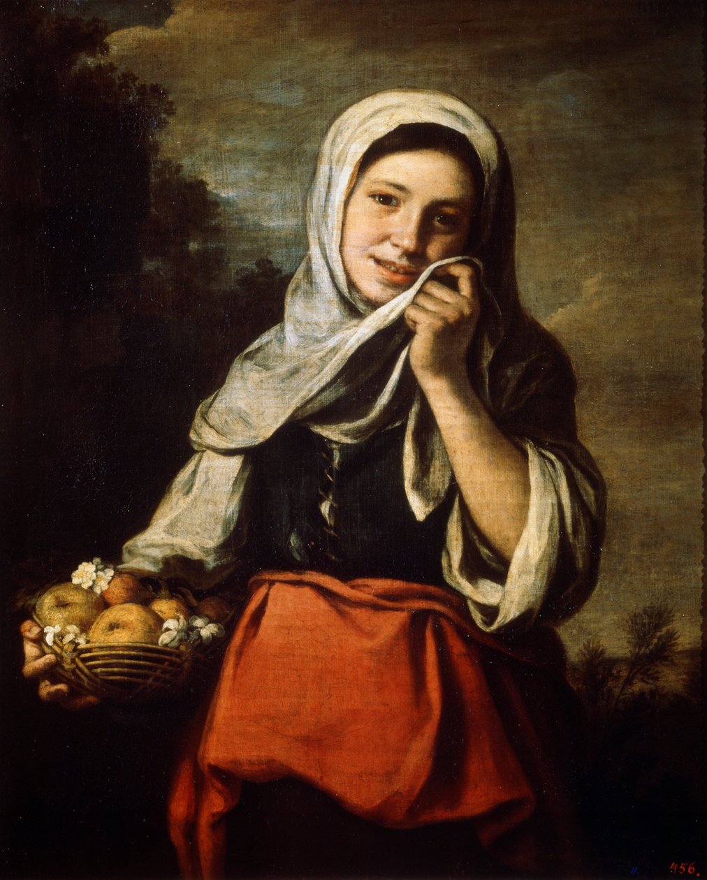 فتاة تبيع الفاكهة ، c1650-c1660 بواسطة بارتولومي إستيبان موريللو
