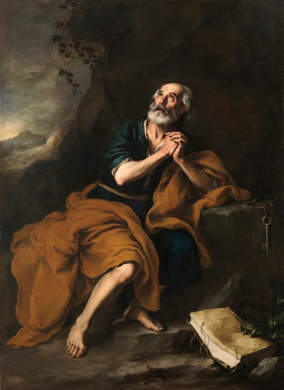 بطرس الرسول ، 1665-1670. بواسطة بارتولومي إستيبان موريللو