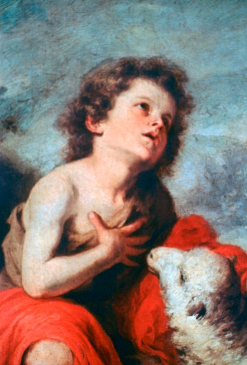 القديس يوحنا المعمدان عندما كان طفلاً ، c1665 بواسطة بارتولومي إستيبان موريللو
