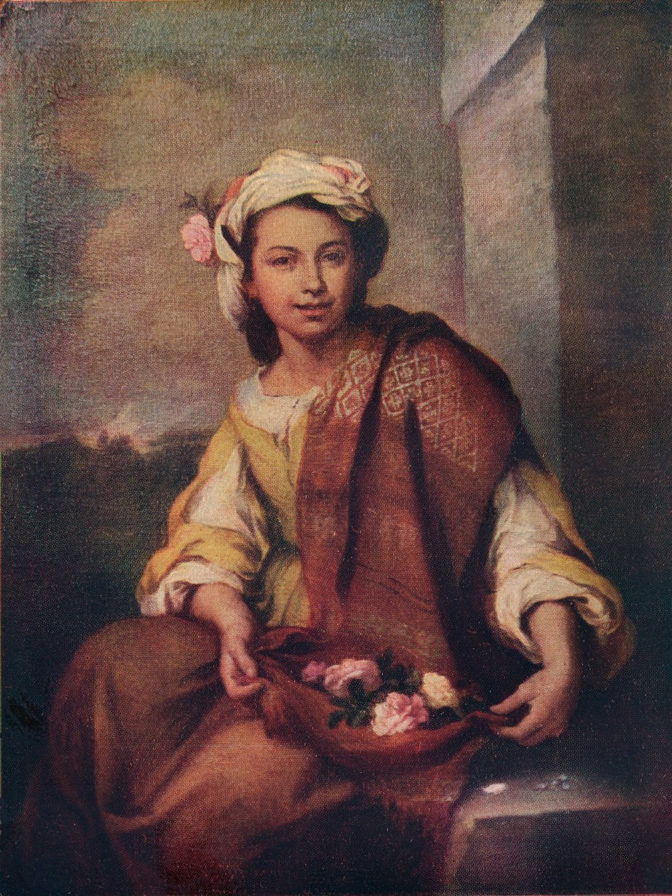 الفتاة الزهرية ، 1665-1670 بواسطة بارتولومي إستيبان موريللو