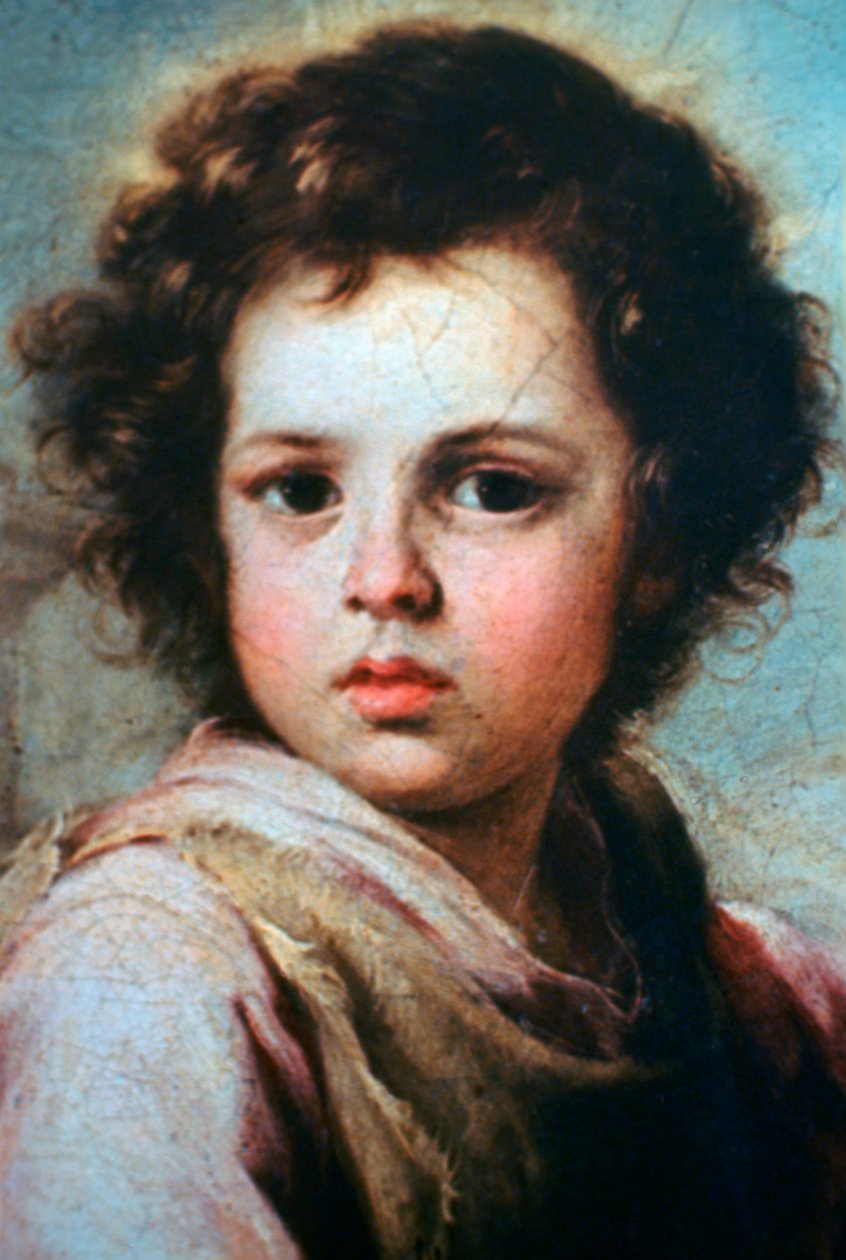 الراعي الصالح ، التفاصيل ، c1650 بواسطة بارتولومي إستيبان موريللو