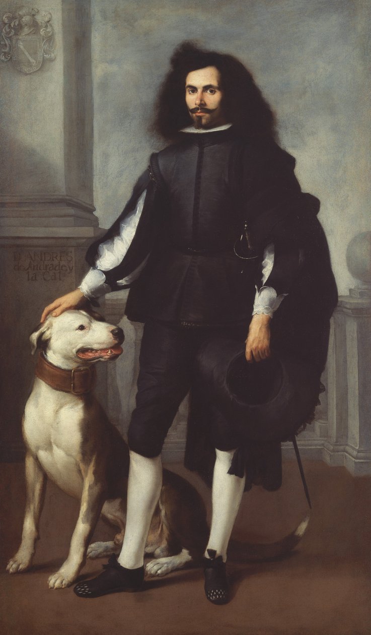 Don Andrés de Andrade y la Cal، c.1665-72 (زيت على قماش) بواسطة بارتولومي إستيبان موريللو