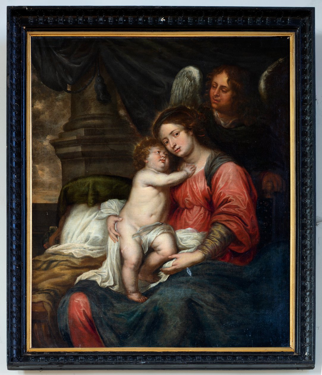 كنيسة الرعية (Parochiekerk Sint-Andreas، Beerlegem). تلوين. سيدتنا مع الطفل. بارتولومي موريللو (؟). بواسطة بارتولومي إستيبان موريللو