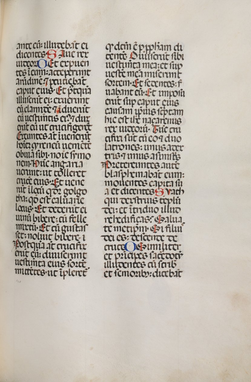 Missale: Fol. 121: يحتوي على موسيقى لـ Hely Hely Lama وما إلى ذلك داخل St. Mattion Passion ، 1469. بواسطة بارتولوميو كابورالي