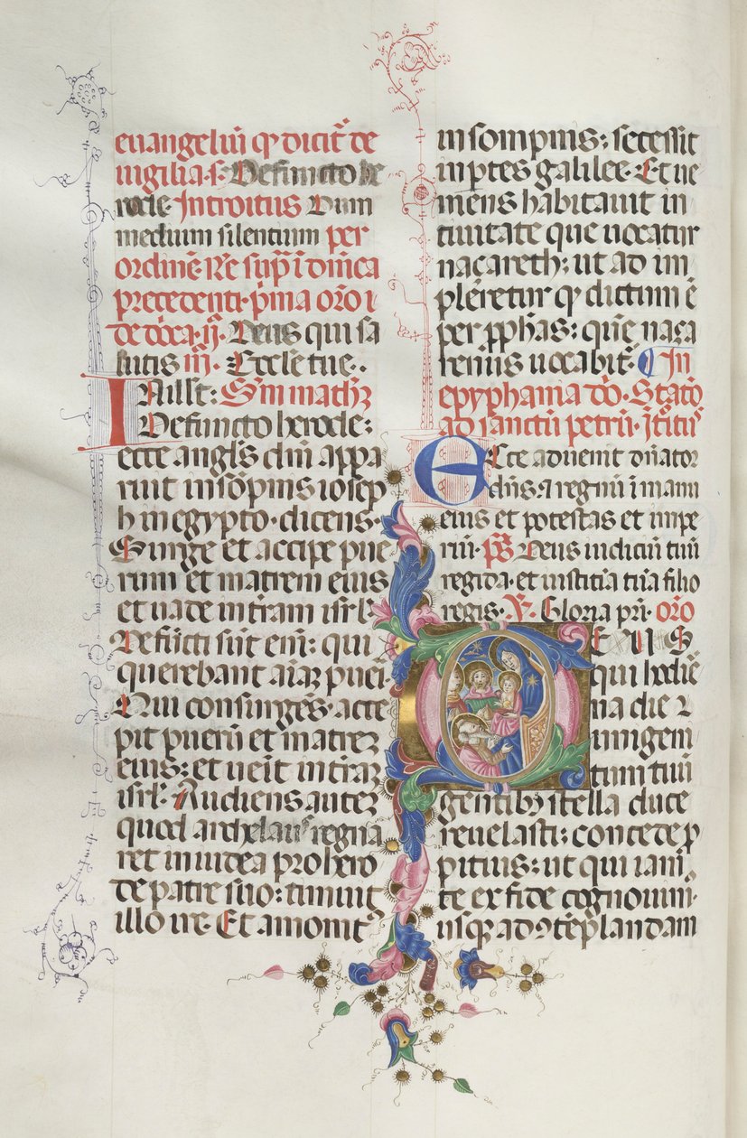 Missale: Fol. 30v: عشق المجوس ، 1469. بواسطة بارتولوميو كابورالي