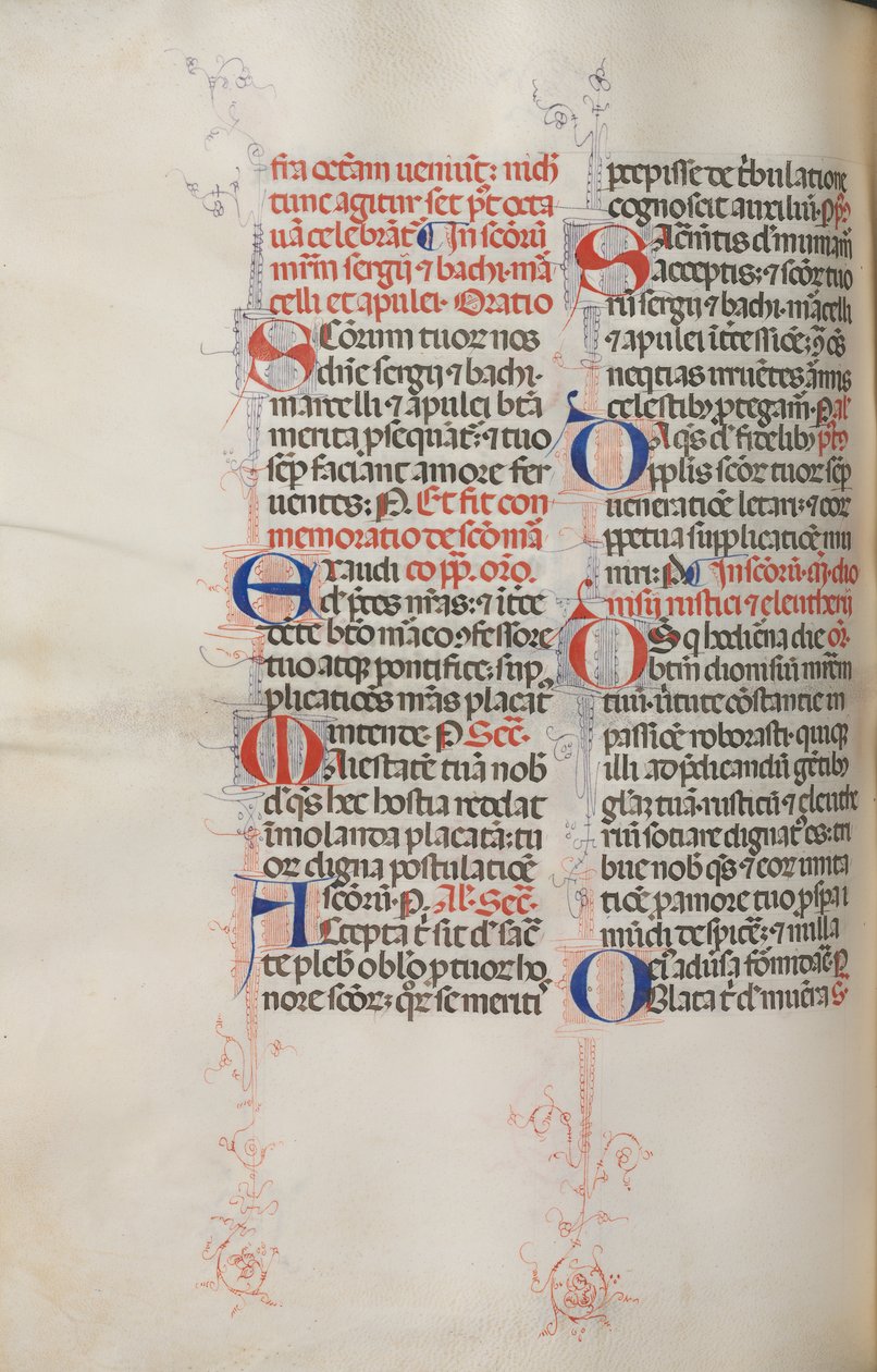 Missale: Fol. 319 ظ: القديس فرنسيس والكتلة الكاملة للقديس فرنسيس ، 1469. بواسطة بارتولوميو كابورالي