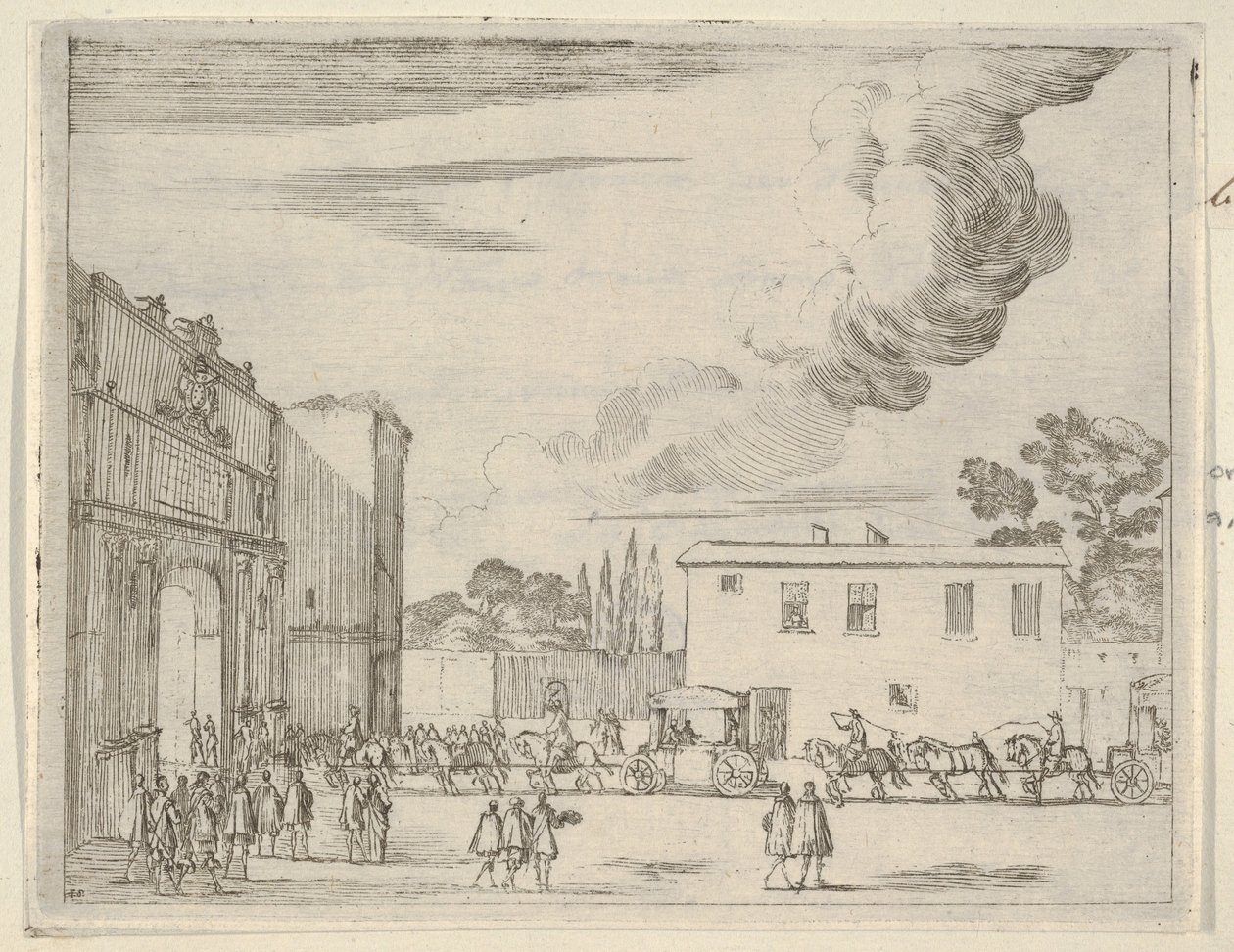 Francesco I d'Este Intervenes لاتفاقية بين البابا أوربان الثامن ودوق بار ... ، 1659. بواسطة بارتولوميو فينيس