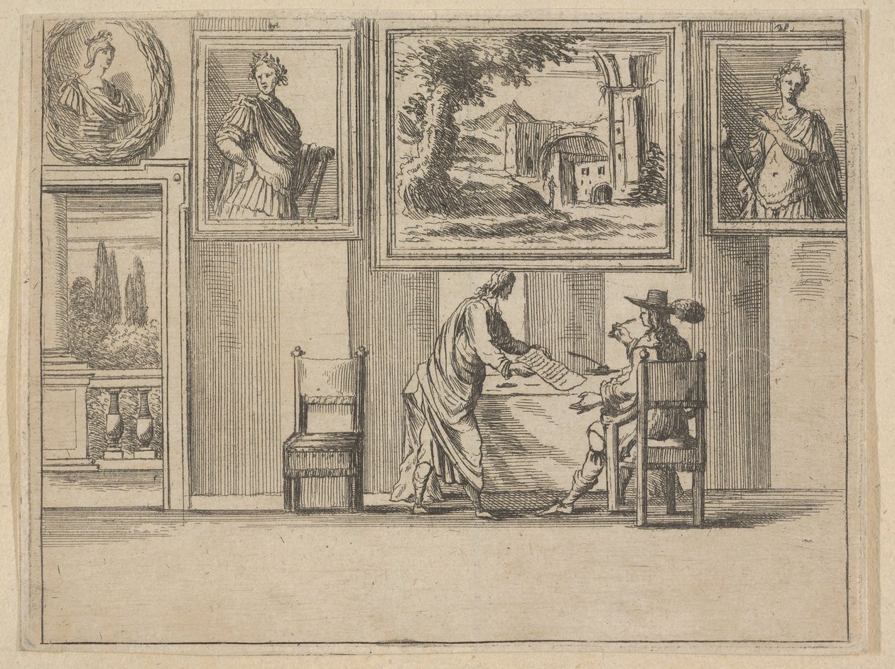 Francesco I d'Este الحكم على المذنب بصعوبة كبيرة ، من L'Idea di un Principe ... ، 1659. بواسطة بارتولوميو فينيس