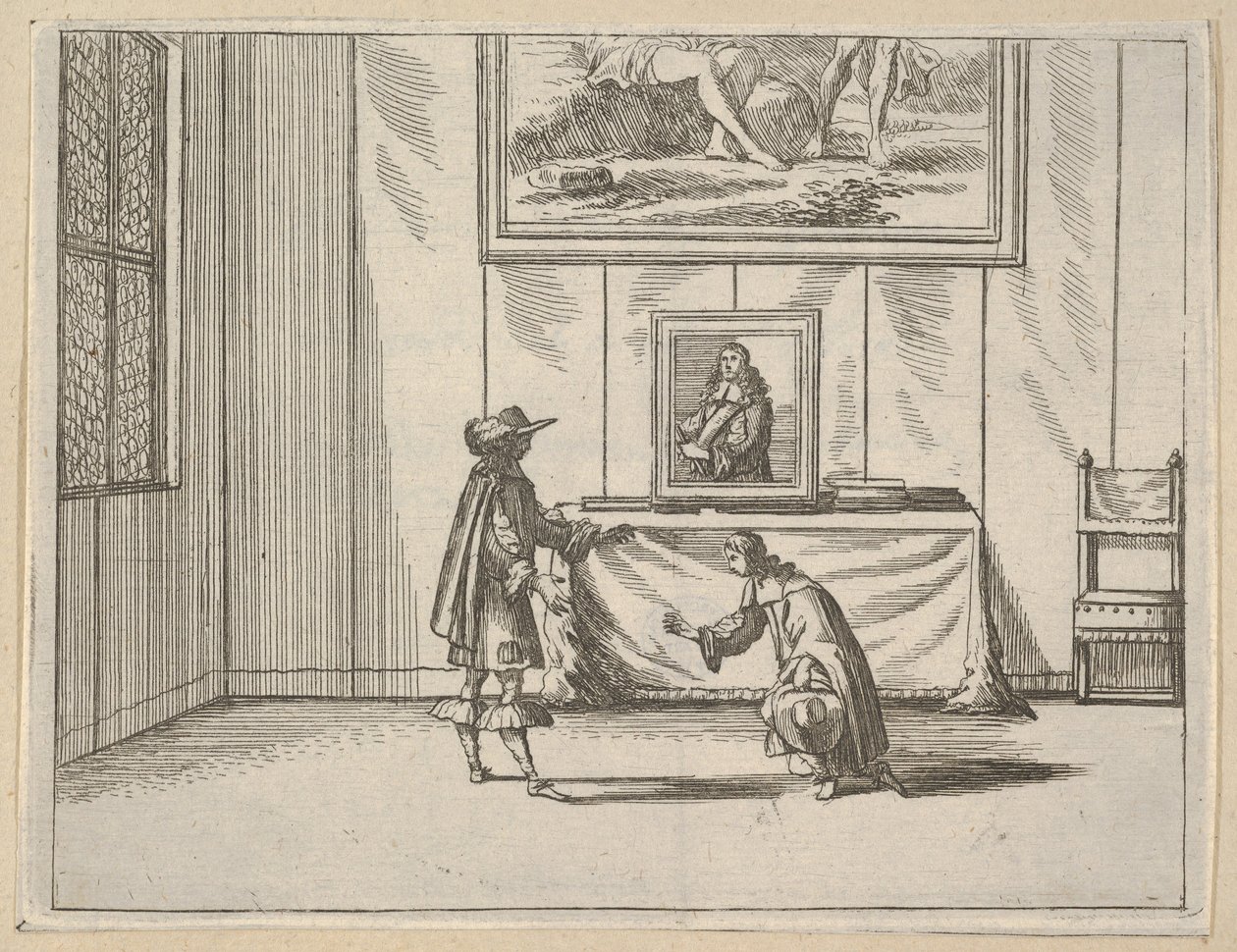 فرانشيسكو الأول ديستي كريم في العفو عن الجناة ، من كتاب L'Idea di un Principe and E ...، 1659. بواسطة بارتولوميو فينيس