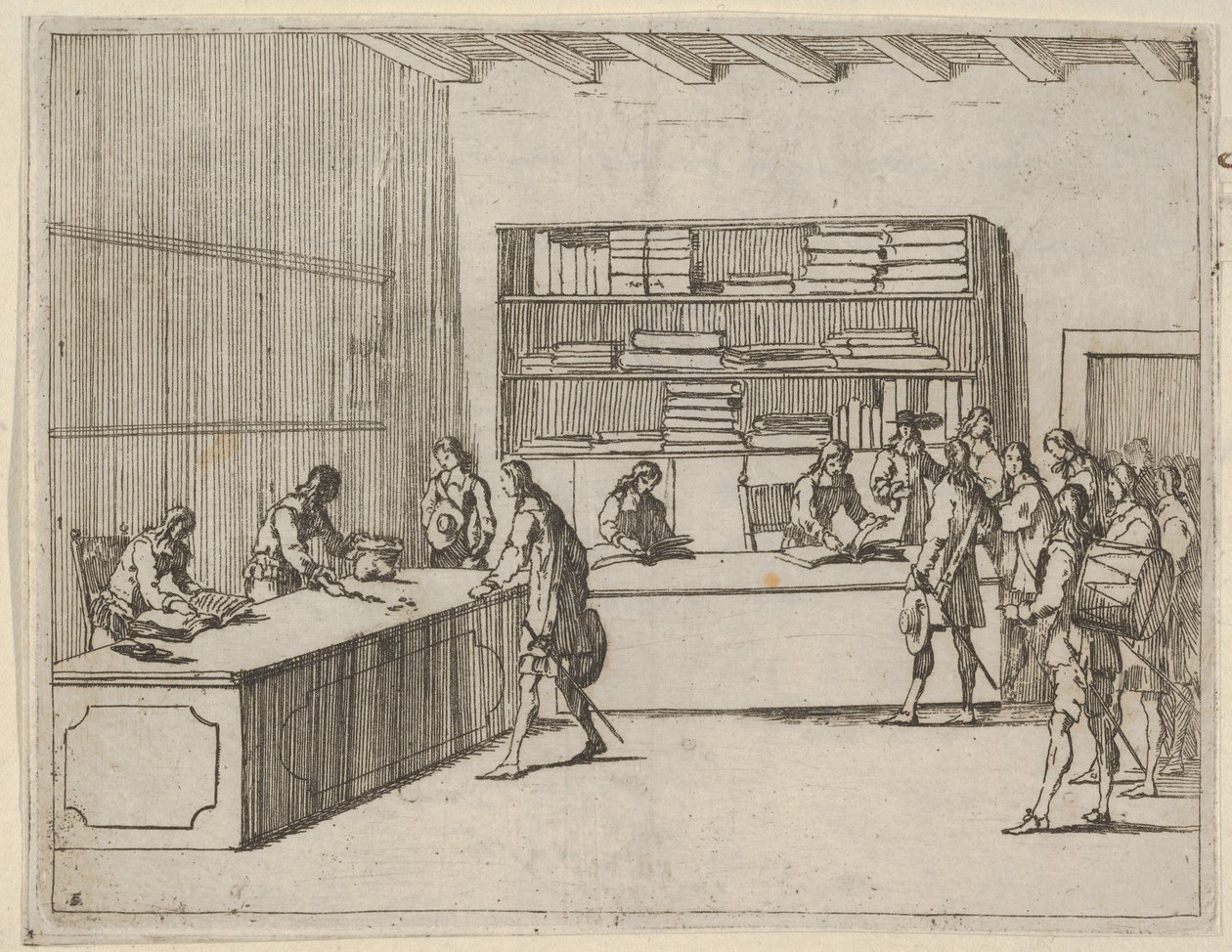 تجنيد الجنود للدفاع عن الإيمان ضد الأتراك ، من L'Idea di un Principe ed Ero ...، 1659. بواسطة بارتولوميو فينيس