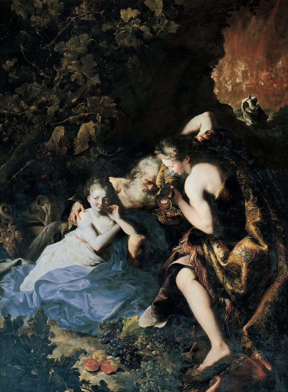 لوط وبناته ، 1695-1696 بواسطة بارتولوميو جيدوبونو