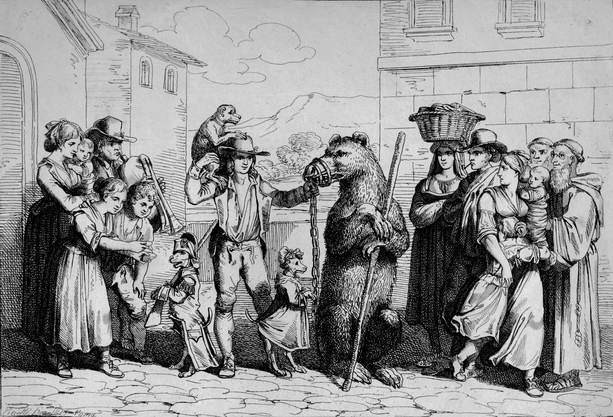 الكرة الدب 1815. بواسطة بارتولوميو بينيلي