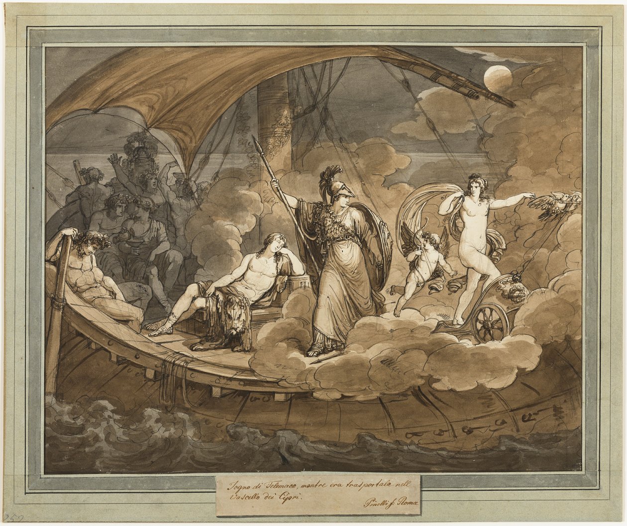 حلم Telemachus ، من مغامرات Telemachus ، كتاب 4 بواسطة بارتولوميو بينيلي