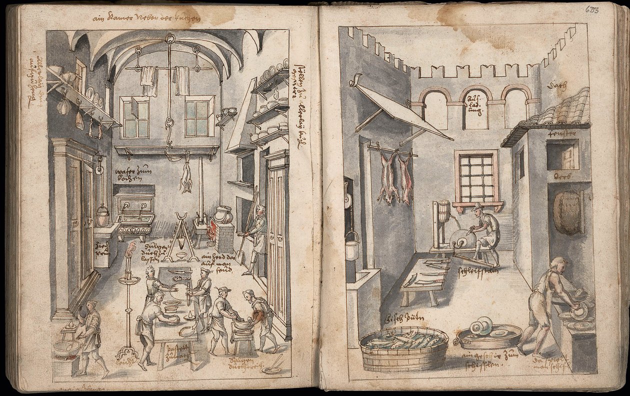 كتاب الطبخ أوبرا ، 1570 بواسطة بارتولوميو سكابي