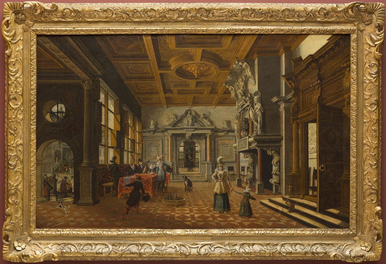 عودة الابن الضال ما بين 1616 و 1620 (زيت على لوح بلوط) بواسطة Bartolomeus van Bassen