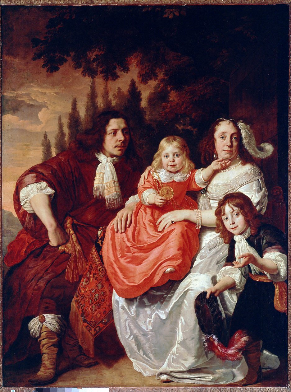 صورة لعائلة ريب ميكر (زيت على قماش بواسطة Bartolomeus van der Helst