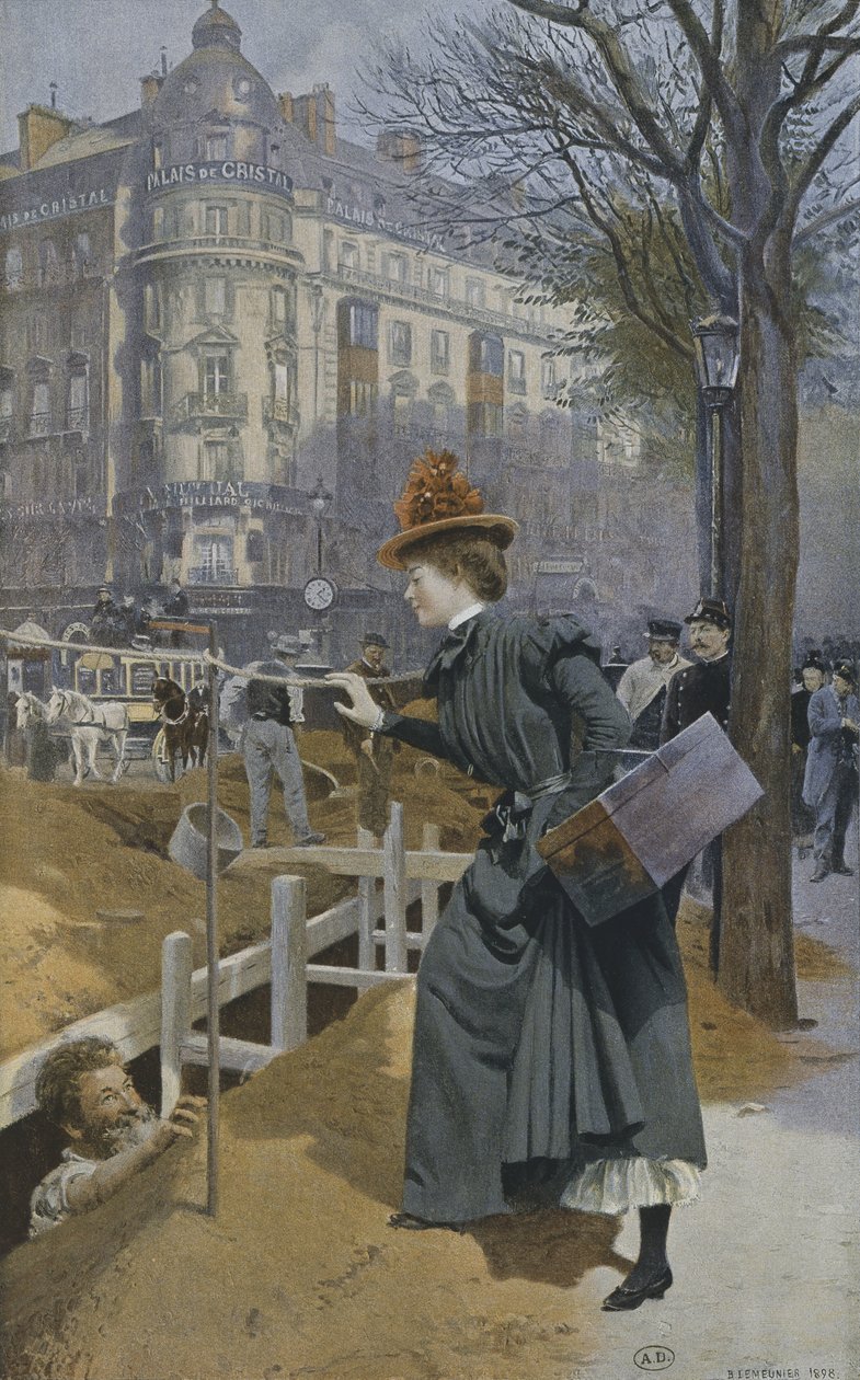 فتاة المهملة في باريس ، 1898 بواسطة باسيل ليمونيير