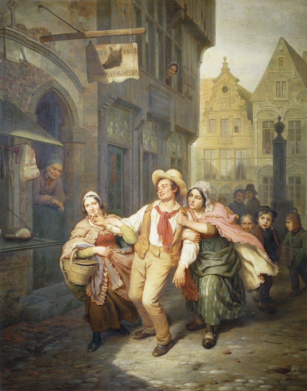 المنافسون ، 1840 بواسطة باسيل دي سائبة