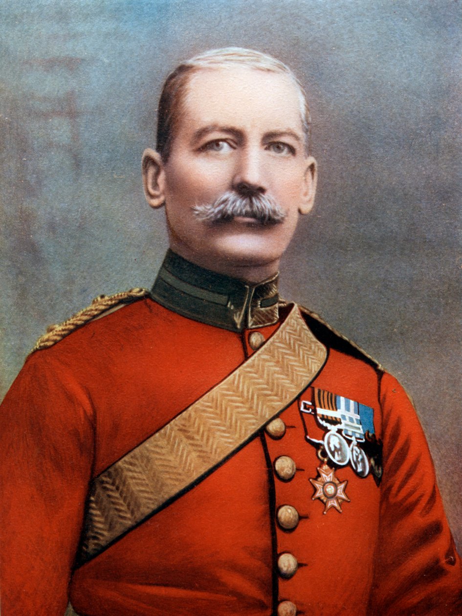 اللواء جيه بي بي ديكسون ، قائد لواء الفرسان الرابع ، القوة الميدانية لجنوب أفريقيا ، 1902. بواسطة ستوديو باسانو