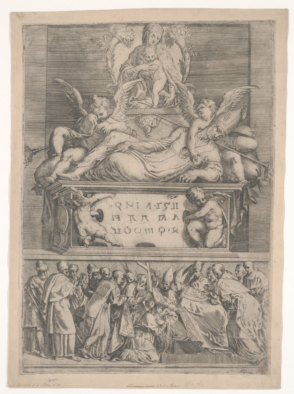 قبر أسقف بواسطة Battista dell'Angelo del Moro