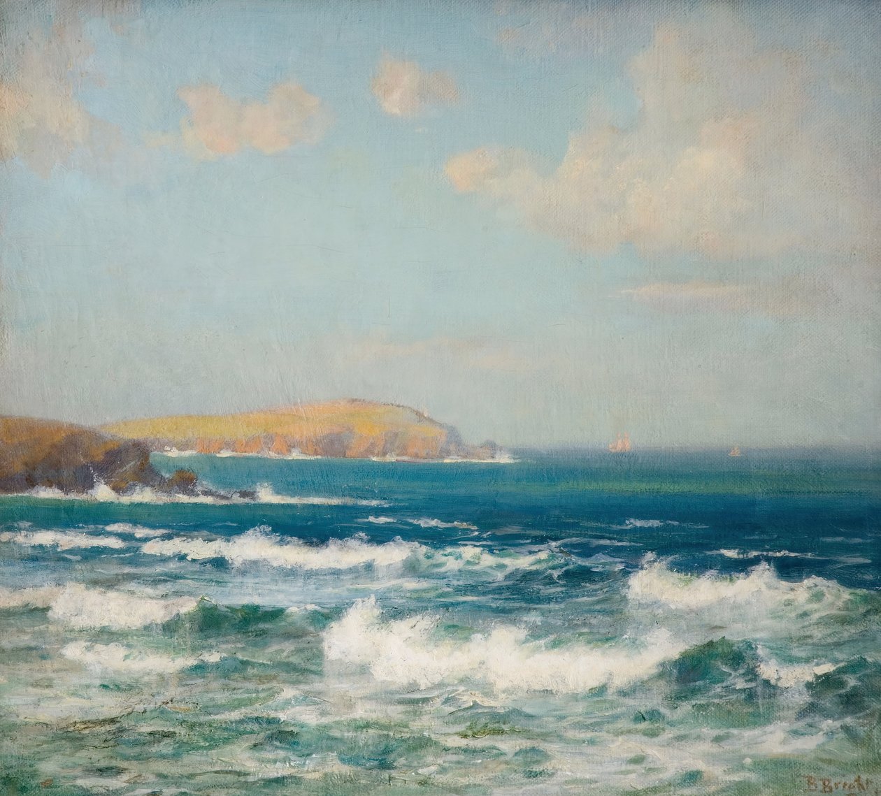 Trevose Head ، كورنوال ، 1900-1940. بواسطة بياتريس برايت