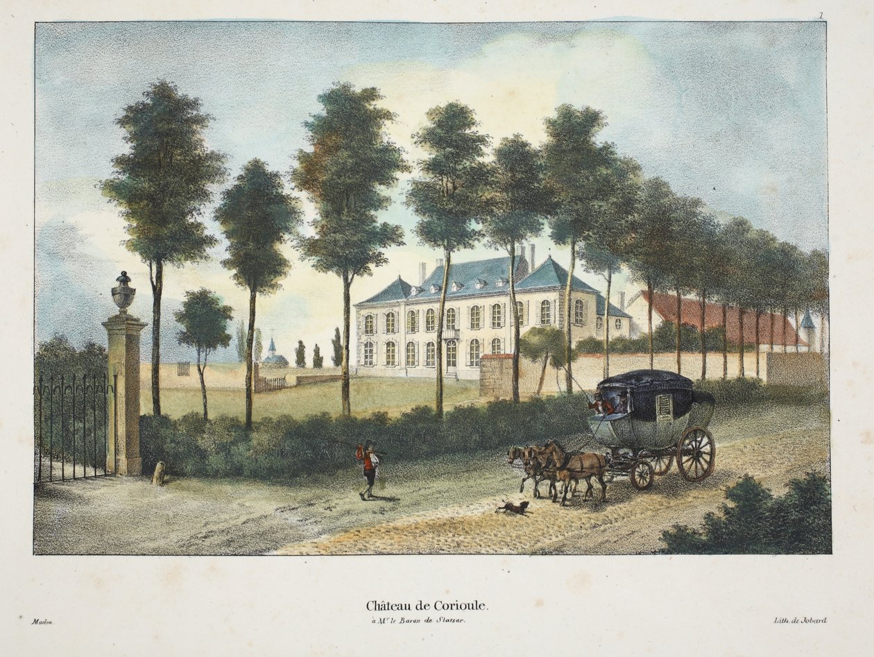 Château de Corioule ، c.1895 (الفوتوكروم) بواسطة المدرسة البلجيكية